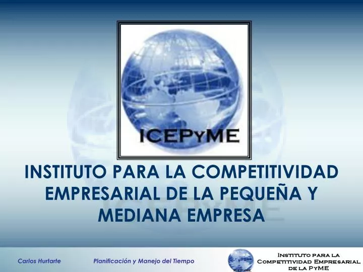 instituto para la competitividad empresarial de la peque a y mediana empresa