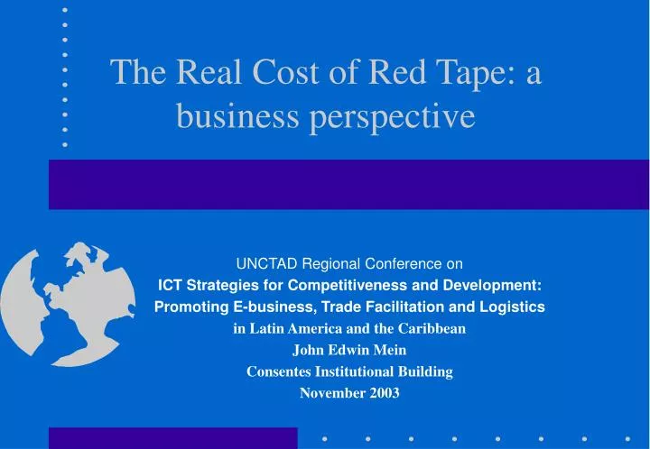 the real cost of red tape a business perspective