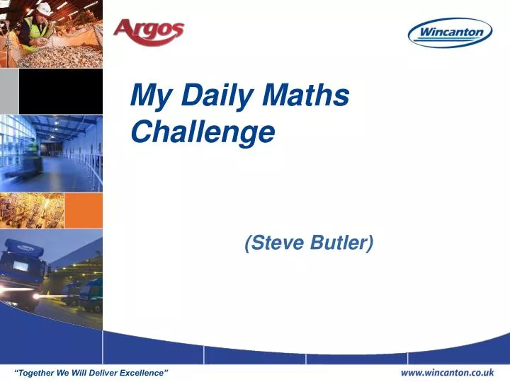 my daily maths challenge