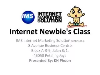 Internet Newbie's Class