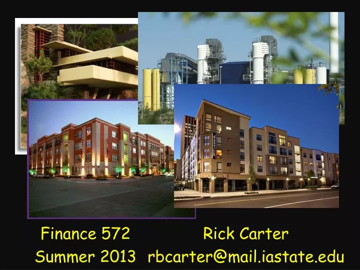 finance 572 summer 2013