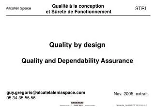 quality by design