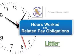 Hours Worked and Related Pay Obligations