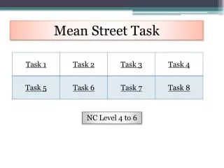 Mean Street Task