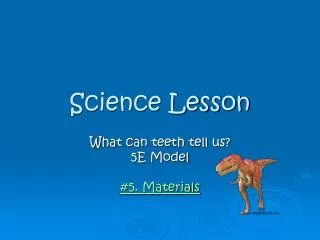 Science Lesson