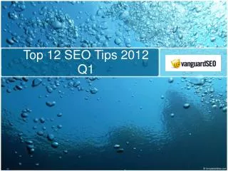 Top 12 SEO Tips 2012 Q1