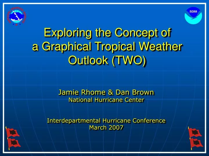 exploring the concept of a graphical tropical weather outlook two