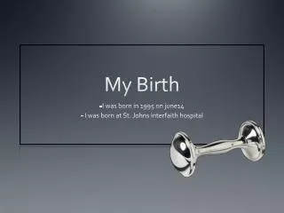 My Birth