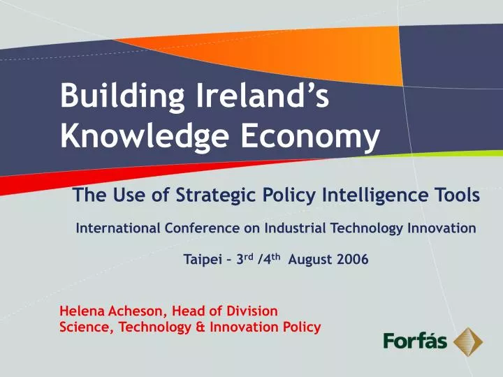 building ireland s knowledge economy