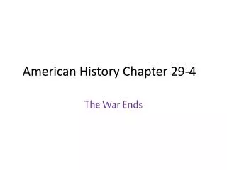 American History Chapter 29-4