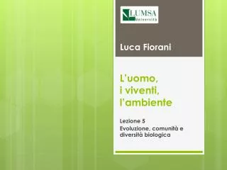 l uomo i viventi l ambiente
