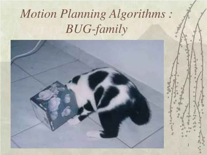 motion planning algorithms bug family