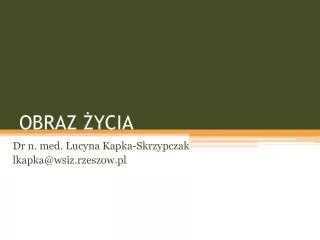 obraz ycia