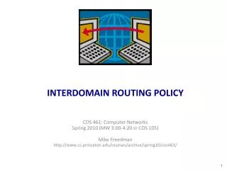 INTERDOMAIN ROUTING POLICY