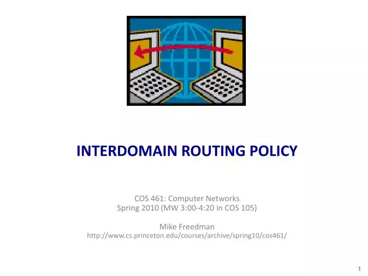 interdomain routing policy