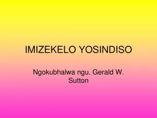 imizekelo yosindiso