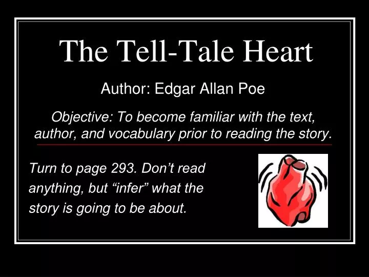 the tell tale heart presentation