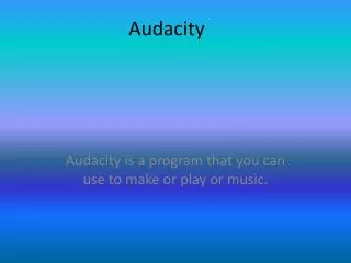 Audacity