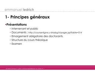 1 principes g n raux