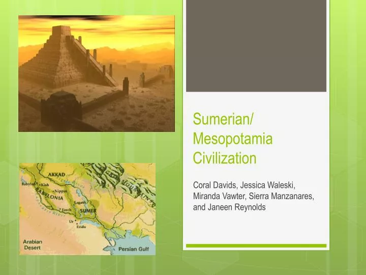 sumerian mesopotamia civilization