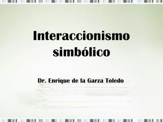 interaccionismo simb lico
