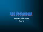 Historical Books Part 1 - slide 1
