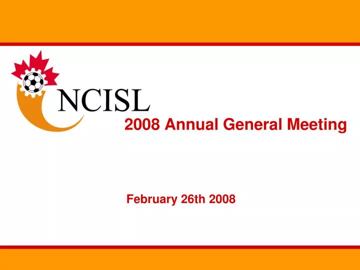 2008 annual general meeting