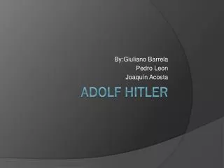 Adolf Hitler