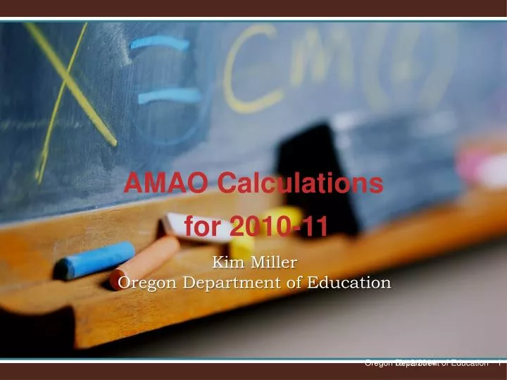 amao calculations for 2010 11