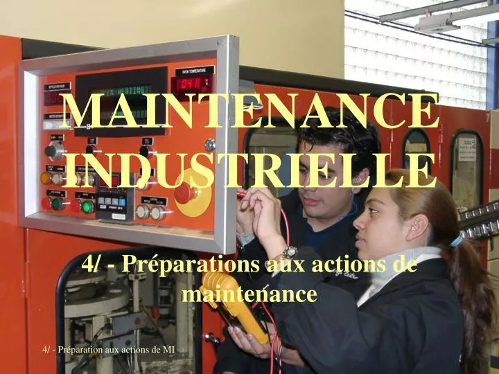 maintenance industrielle