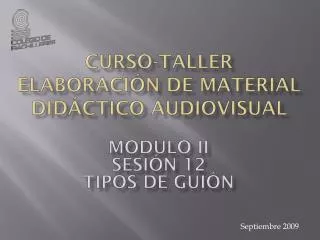 curso taller elaboraci n de material did ctico audiovisual