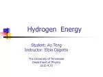 Hydrogen Energy - slide 1