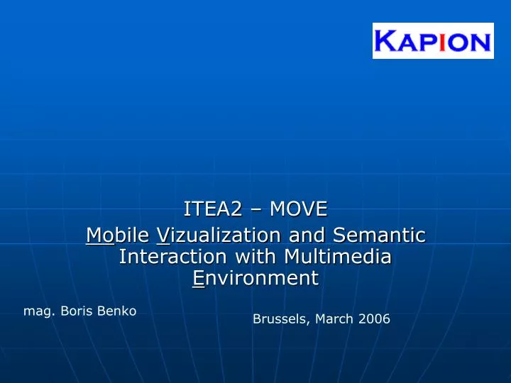 itea2 move mo bile v izualization and semantic interaction with multimedia e nvironment