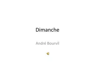 dimanche