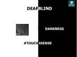 DEAF BLIND - slide 1