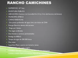 rancho camichines
