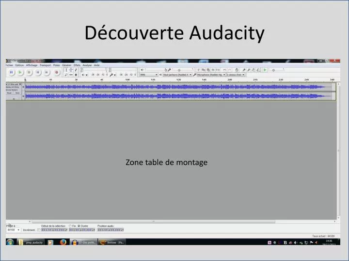 d couverte audacity