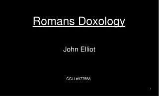Romans Doxology