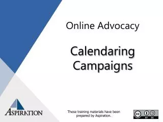 Online Advocacy