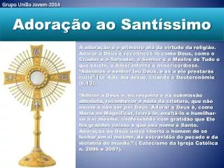 adora o ao sant ssimo