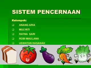 sistem pencernaan