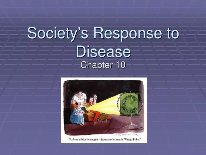 society s response to disease