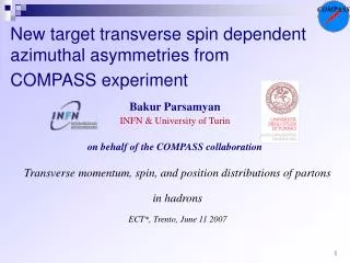 New target transverse spin dependent azimuthal asymmetries from COMPASS experiment