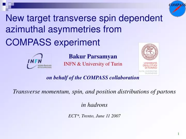 new target transverse spin dependent azimuthal asymmetries from compass experiment