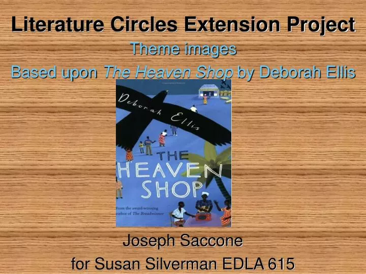 literature circles extension project