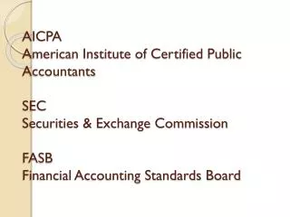FASB Financial Accounting Standards Board