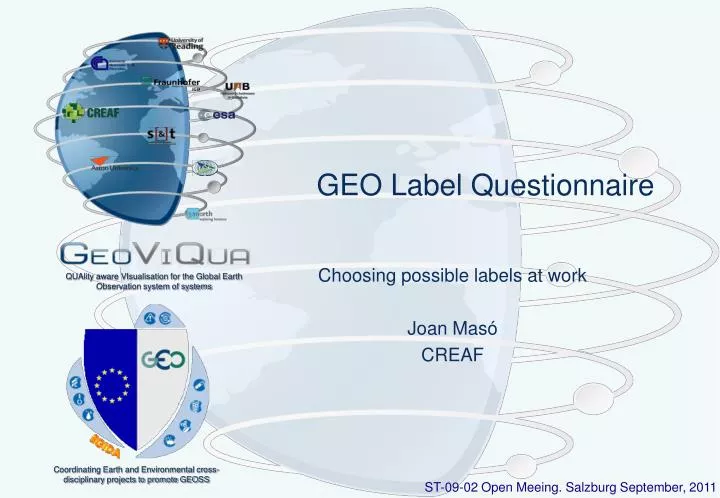 geo label questionnaire
