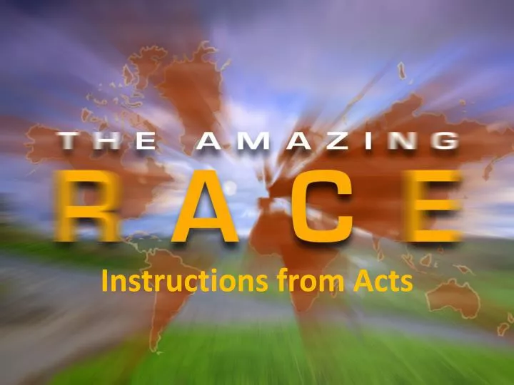 instructions from acts