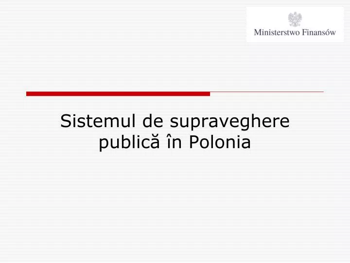 sistemul de supraveghere public n polonia