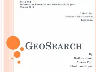 GeoSearch